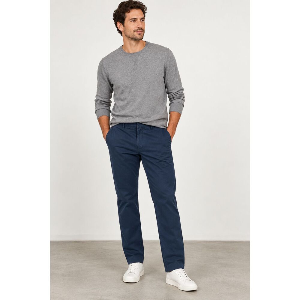 Banana Republic Larusmiani Tessuti Navy Blue Men's Chino Pants 32 x 30